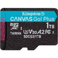 Kingston Canvas Go! Plus 1 TB microSDXC, Speicherkarte schwarz, UHS-I U3, Class 10, V30, A2