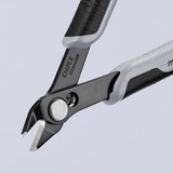 KNIPEX Electronic Super Knips ESD, 78 61 125 ESD, Elektronik-Zange mit Öffnungsfeder
