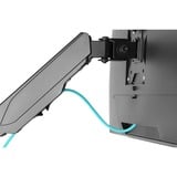 Digitus Universal Single Monitorhalter mit Gasdruckfeder, Monitorhalterung schwarz