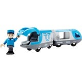 BRIO World Blauer Reisezug, Spielfahrzeug blau/grau