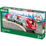 BRIO World Roter Reisezug, Spielfahrzeug rot/weiß