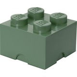 Room Copenhagen LEGO Storage Brick 4 sandgrün, Aufbewahrungsbox grün