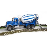 bruder MACK Granite Betonmisch-LKW, Modellfahrzeug blau/weiß