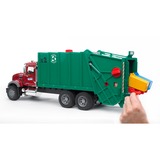 bruder MACK Granite Müll-LKW, Modellfahrzeug grün/rot