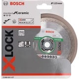 Bosch X-LOCK Diamanttrennscheibe Standard for Ceramic, Ø 115mm Bohrung 22,23mm