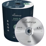 MediaRange DVD-R 4,7 GB, DVD-Rohlinge 16fach, 100 Stück