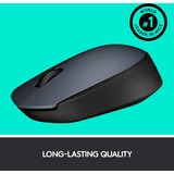 Logitech M170 Wireless, Maus grau, für Links- und Rechtshänder, PC/Mac