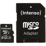 Intenso Premium 512 GB microSDXC, Speicherkarte schwarz, UHS-I U1, Class 10