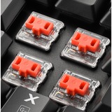 Sharkoon PureWriter RGB, Gaming-Tastatur schwarz, FR-Layout, Kailh Choc Low Profile Red