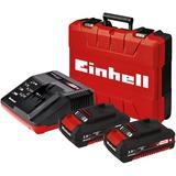 Einhell Professional Akku-Schlagbohrschrauber TE-CD 18 Li i BL, 18Volt rot/schwarz, 2x Li-Ion Akku 2,0Ah, Koffer