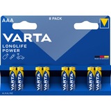 Varta High Energy, Batterie 8 Stück, AAA