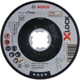Bosch X-LOCK Trennscheibe Expert for Inox, Ø 115mm Bohrung 22,23mm, AS 46 T INOX BF, gerade