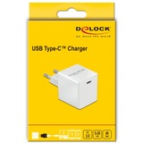 DeLOCK USB Ladegerät 1x USB-C PD 3.0 kompakt, 40 Watt weiß