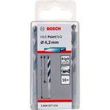 Bosch HSS-Spiralbohrer PointTeQ, Ø 4,2mm, 10 Stück Arbeitslänge 43mm