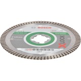 Bosch X-LOCK Diamanttrennscheibe Best for Ceramic Extra Clean Turbo, Ø 125mm Bohrung 22,23mm