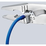 KNIPEX Elektro-Installationszange VDE 13 86 200  schlanke Bauform, geschraubtes Gelenk, VDE-geprüft