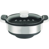 Krups Dampfgaraufsatz XF552D  schwarz, Inhalt 3,7 Liter, für Küchenmaschine Prep&Cook