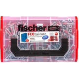 fischer FixTainer Bohren & Dübeln hellgrau/rot, mit Schrauben, 306-teilig
