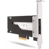 Icy Dock MB840M2P-B, Einbaurahmen schwarz/silber, M.2 NVMe SSD zu PCIe 3.0 x4 wechselbarer SSD Mobile Rack 