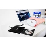 Verbatim Externer Slimline CD-DVD-Brenner, externer DVD-Brenner USB-C 3.2 Gen 1 (5 Gbit/s)