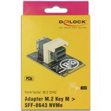 DeLOCK Adapter M.2 Key M > SFF-8643 NVMe 2242 