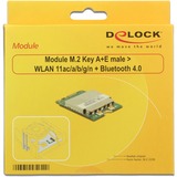 DeLOCK M.2 Modul - WLAN+ Bluetooth 4.0, LAN-Adapter 