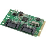 DeLOCK MiniPCIe I/O PCIe 2xSATA 6Gb/s, Controller 