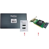 HighPoint NVMe SSD7184, RAID-Karte 