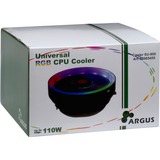 Inter-Tech Argus SU-800 RGB, CPU-Kühler schwarz/transparent