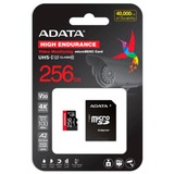 ADATA High Endurance 256 GB microSDXC, Speicherkarte UHS-I U3, Class 10, V30, A2