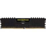 Corsair DIMM 32 GB DDR4-2666 (4x 8 GB) Quad-Kit, Arbeitsspeicher schwarz, CMK32GX4M4A2666C16, Vengeance LPX, INTEL XMP