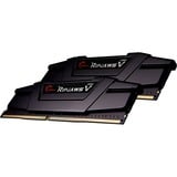 G.Skill DIMM 16 GB DDR4-4000 (2x 8 GB) Dual-Kit, Arbeitsspeicher schwarz, F4-4000C18D-16GVK, Ripjaws V, INTEL XMP