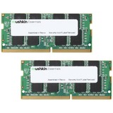 Mushkin SO-DIMM 64 GB DDR4-2666 (2x 32 GB) Dual-Kit, Arbeitsspeicher MES4S266KF32GX2, Essentials