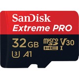 SanDisk Extreme PRO microSDHC 32 GB, Speicherkarte UHS-I U3, Class 10, V30, A1