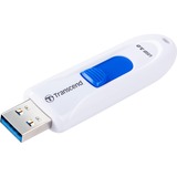 Transcend JetFlash 790W 128 GB, USB-Stick weiß/blau, USB-A 3.2 Gen 1