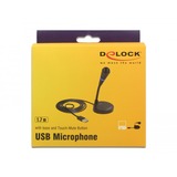 DeLOCK USB Mikrofon schwarz, USB, Plug & Play