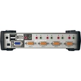 ATEN CS1734B, KVM-Switch silber/schwarz, 4-Port, Sound