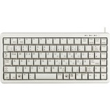 CHERRY Compact-Keyboard G84-4100, Tastatur weiß, US-Layout, Cherry Mechanisch