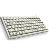 CHERRY Compact-Keyboard G84-4100, Tastatur weiß, US-Layout, Cherry Mechanisch