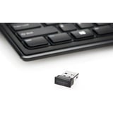 Kensington Advance Fit flache kabellose Tastatur schwarz, DE-Layout