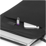 DICOTA Laptop Sleeve PRO, Notebookhülle schwarz, bis 35,81 cm (14,1")