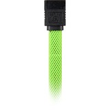 Sharkoon Sata III Kabel sleeve grün, 45 cm