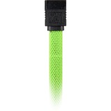 Sharkoon Sata III Kabel sleeve grün, 60 cm