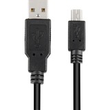 Sharkoon USB 2.0 Kabel, USB-A Stecker > Mini-USB Stecker schwarz, 1,0 Meter, doppelt geschirmt