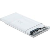 DeLOCK Externes Gehäuse für 2.5" SATA HDD / SSD mit SuperSpeed USB 10 Gbps (USB 3.1 Gen 2), Laufwerksgehäuse transparent