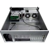 Inter-Tech 4U-4452-TFT, Server-Gehäuse schwarz, mit TFT Bildschirm und Tastatur/Mousepad Schublade