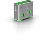 Lindy USB Port Schloss (10 Stück) ohne Schlüssel, Diebstahlschutz grün, Code: Grün