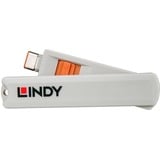 Lindy USB Typ C Port Schloss, Sicherheit orange