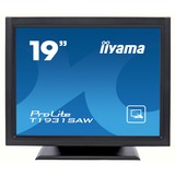 iiyama T1931SAW-B5, LED-Monitor 48 cm (19 Zoll), schwarz, SXGA, TN, HDMI, VGA, DisplayPort