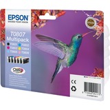 Epson Multipack 6-colours T0807 Claria Photographic Ink, Tinte Retail